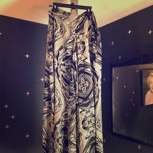 Pattern Palazzo Pants Forever 21 Size Large